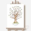 Editable Wedding Fingerprint Tree Guest book
